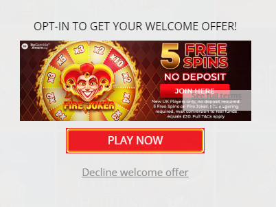jackpot free spins no deposit